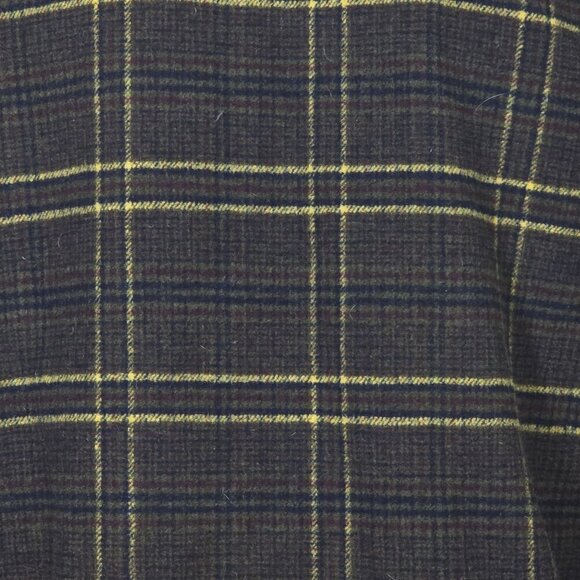 Lucky Brand Brown Plaid Wool Blend Workshirt, Men's Medium - Picture 5 of 9